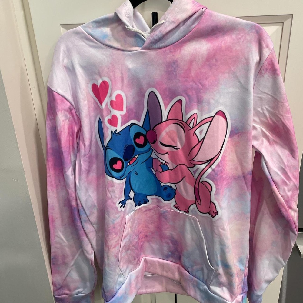 Women's Disney Lilo & Stitch Hoodie. Lightweight size Large